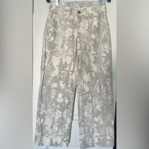 Hollister Womens Gray Camo Low-Rise Baggy Jeans